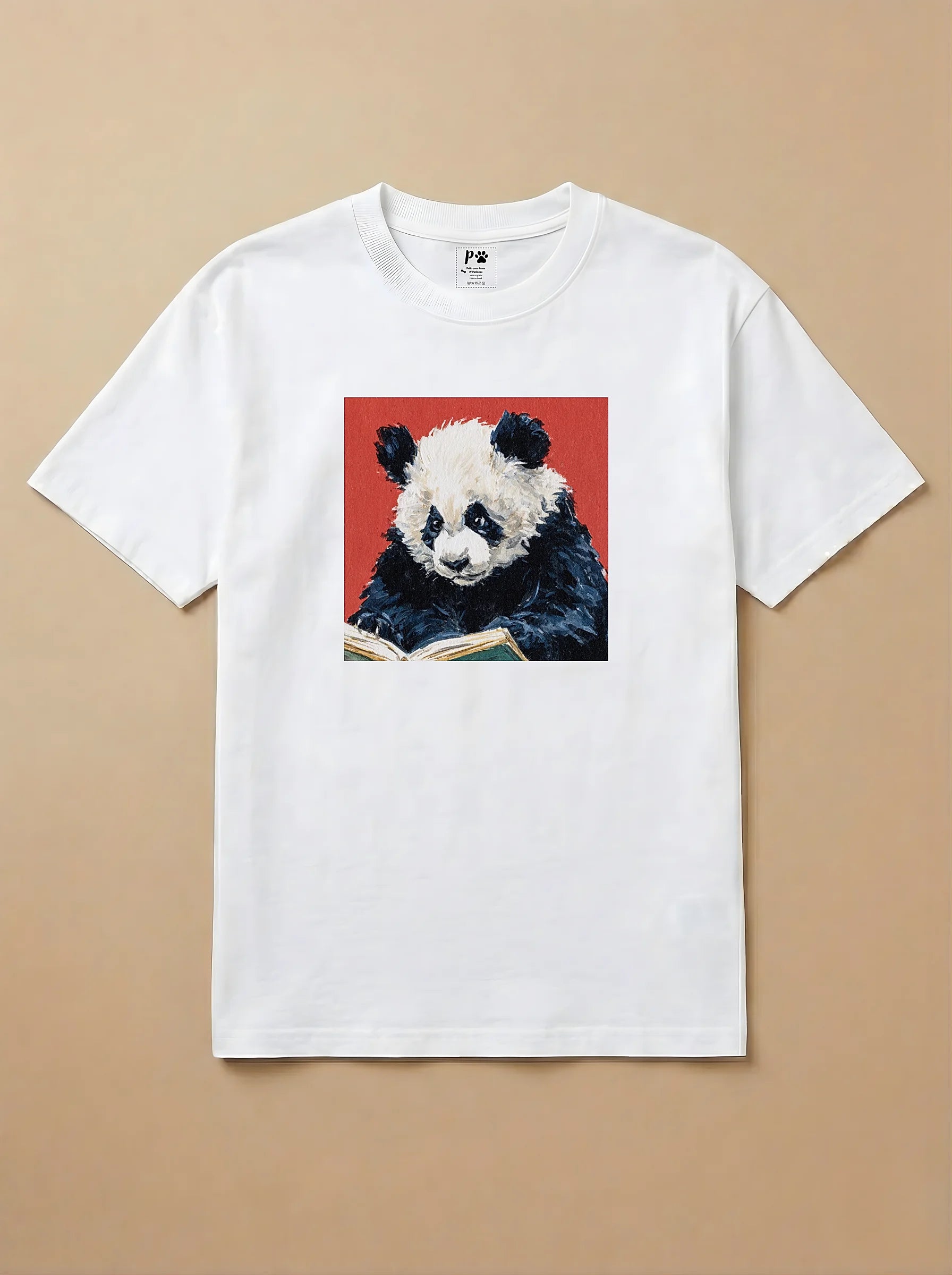 Camisa Leitura dos Pets - Panda