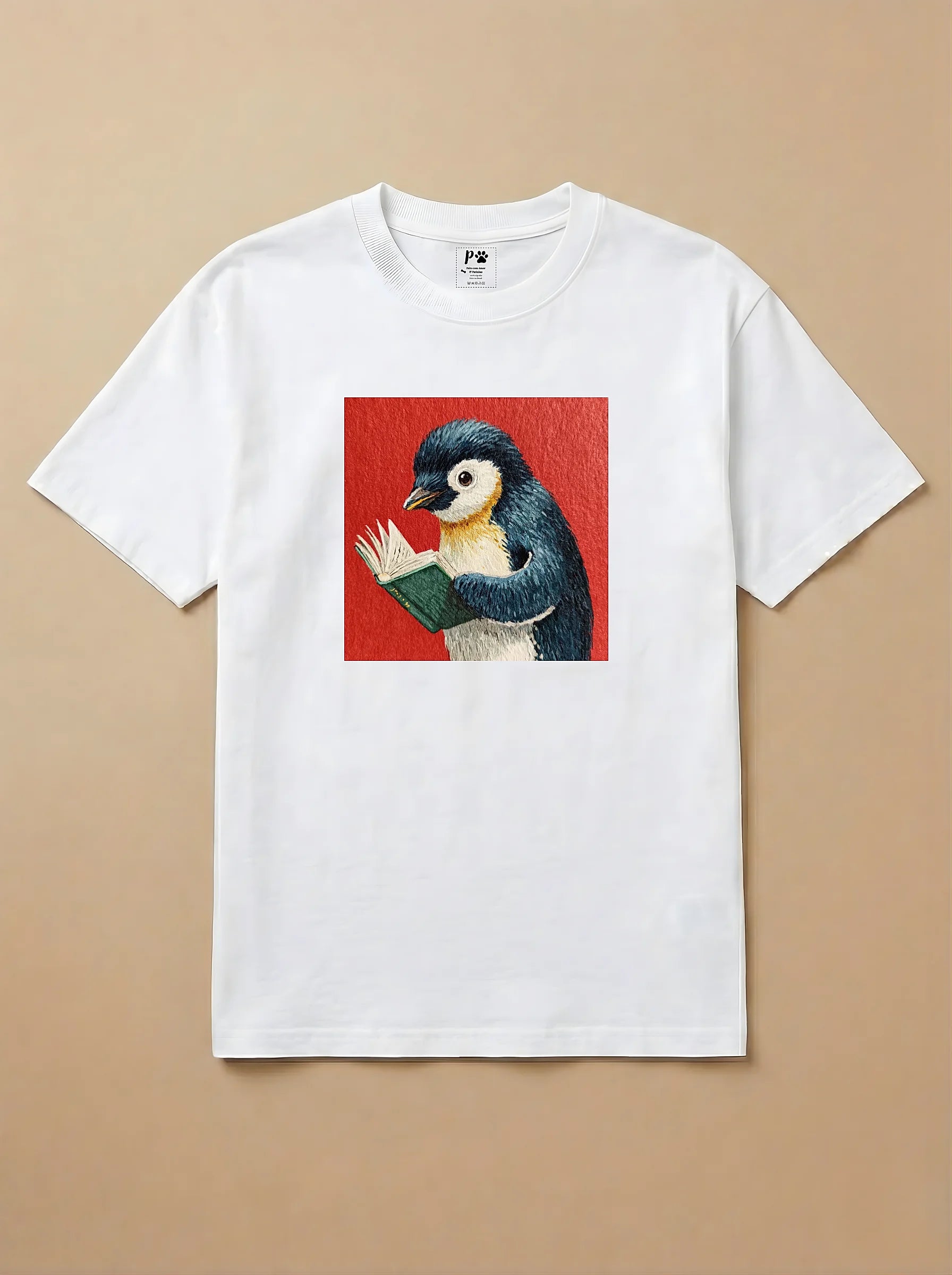 Camisa Leitura dos Pets - Pinguim