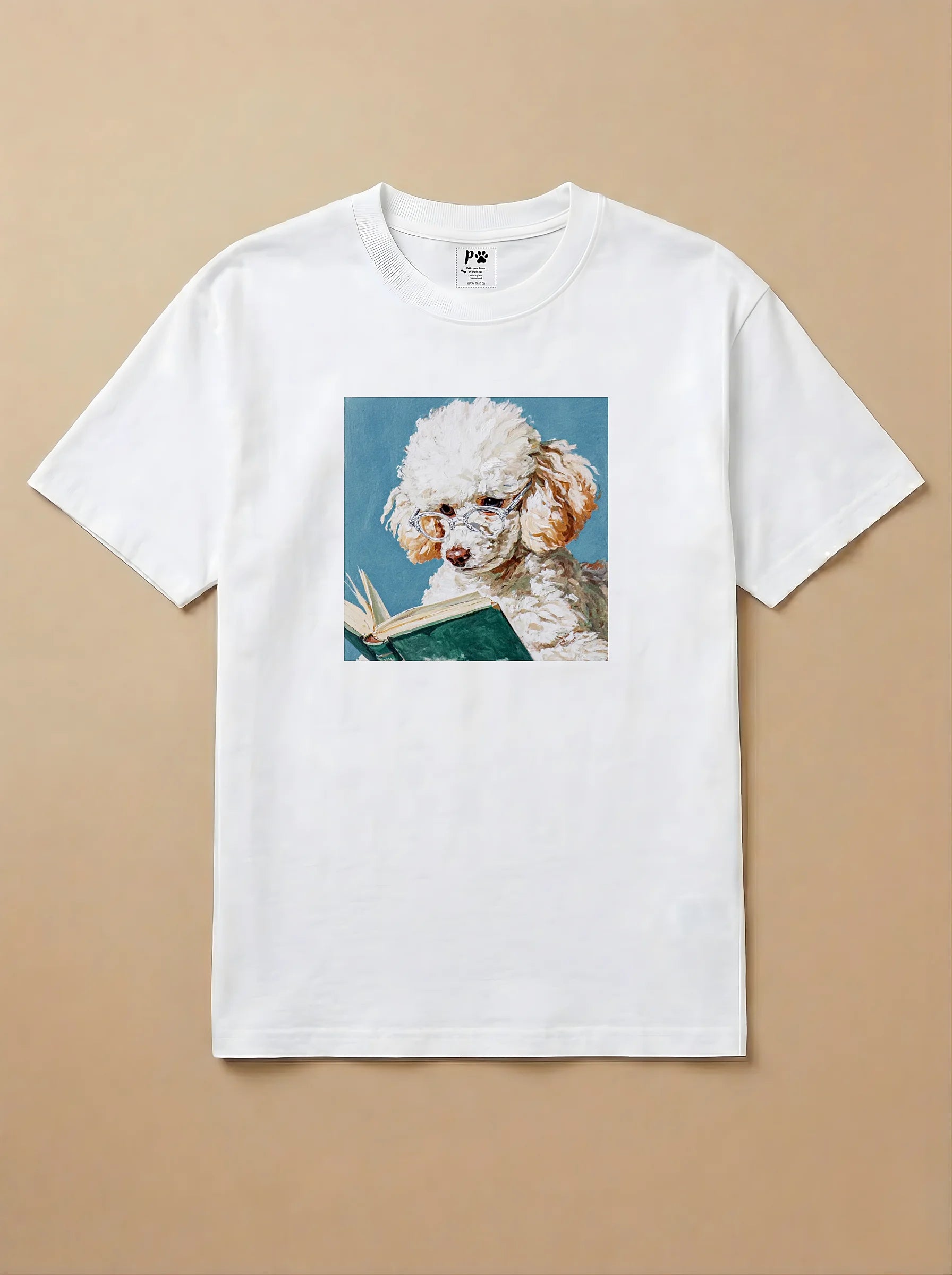 Camisa Leitura dos Pets - Poodle