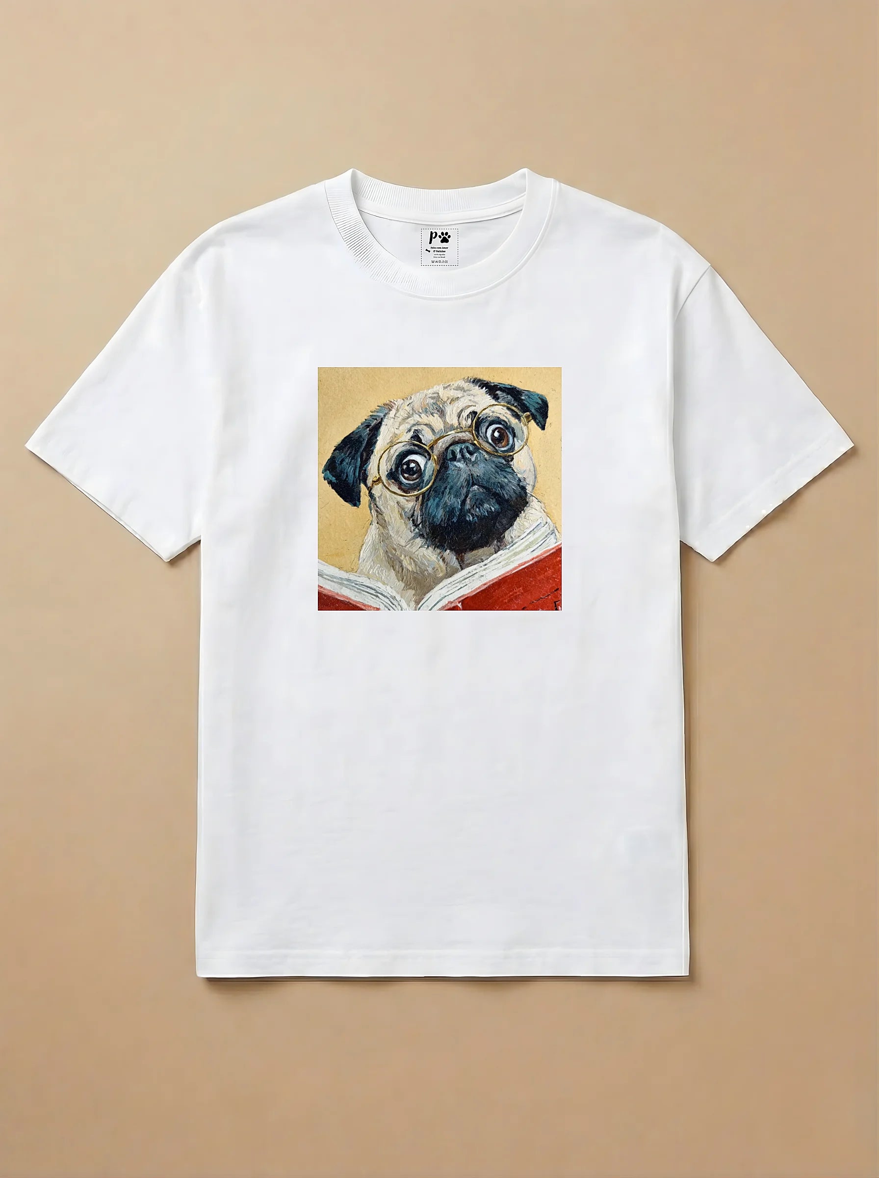 Camisa Leitura dos Pets - Pug