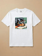 Camisa Leitura dos Pets - Rottweiler