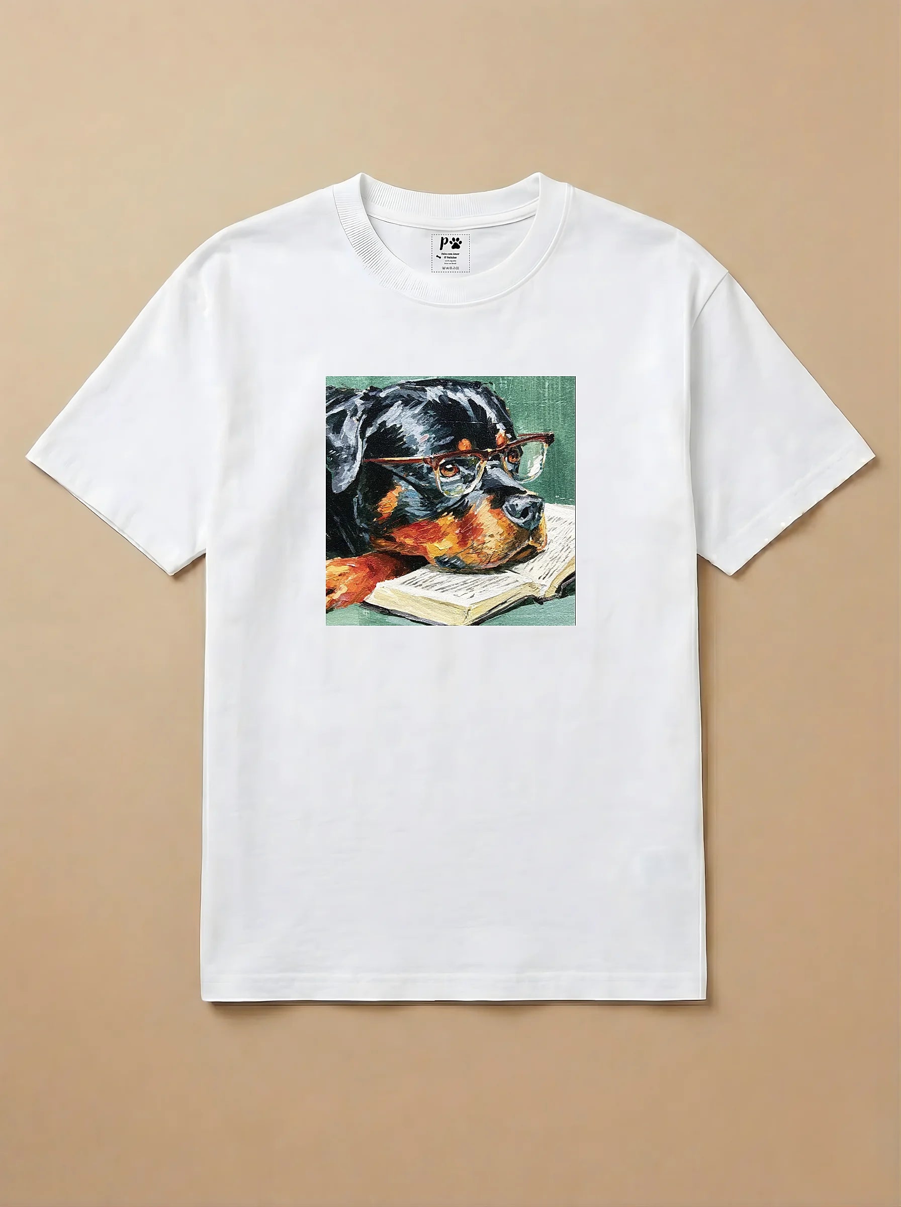 Camisa Leitura dos Pets - Rottweiler