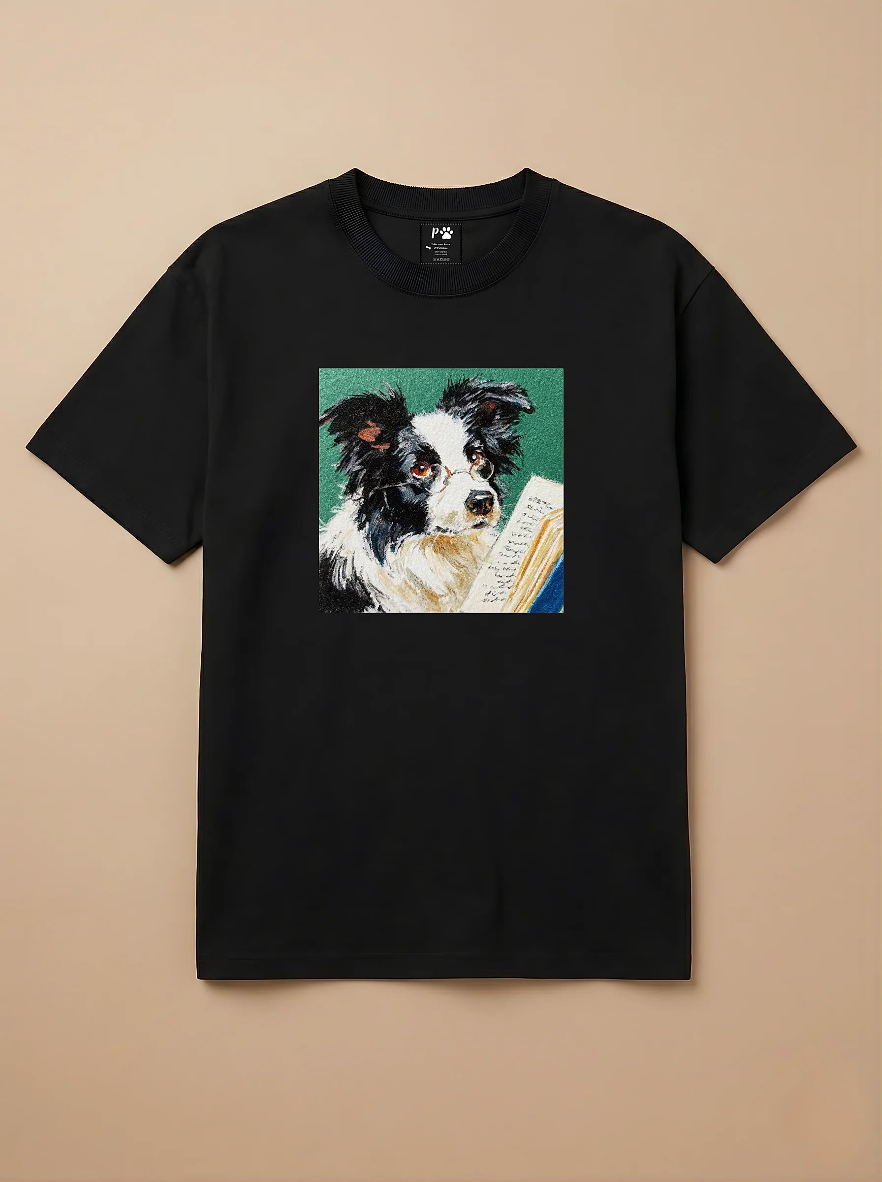 Camisa Leitura dos Pets - Border Collie