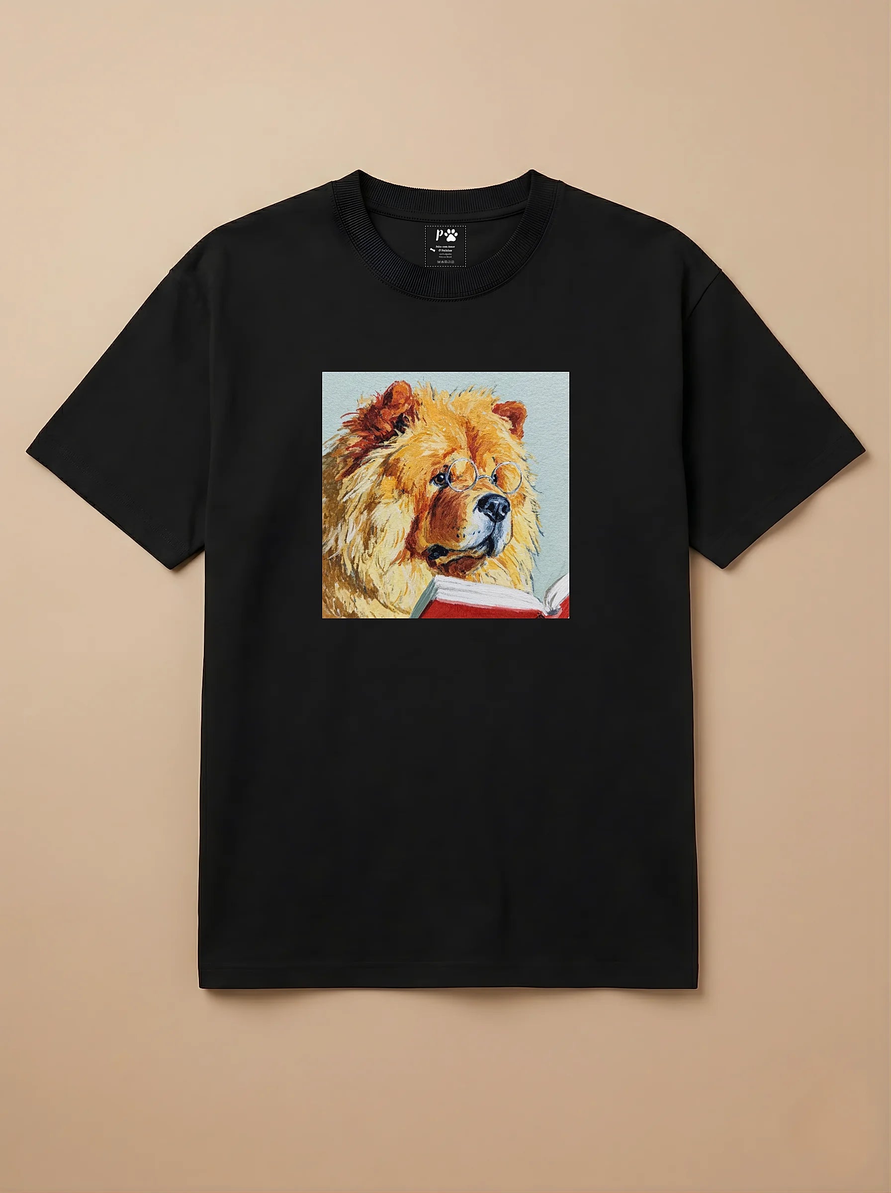 Camisa Leitura dos Pets - Chow Chow