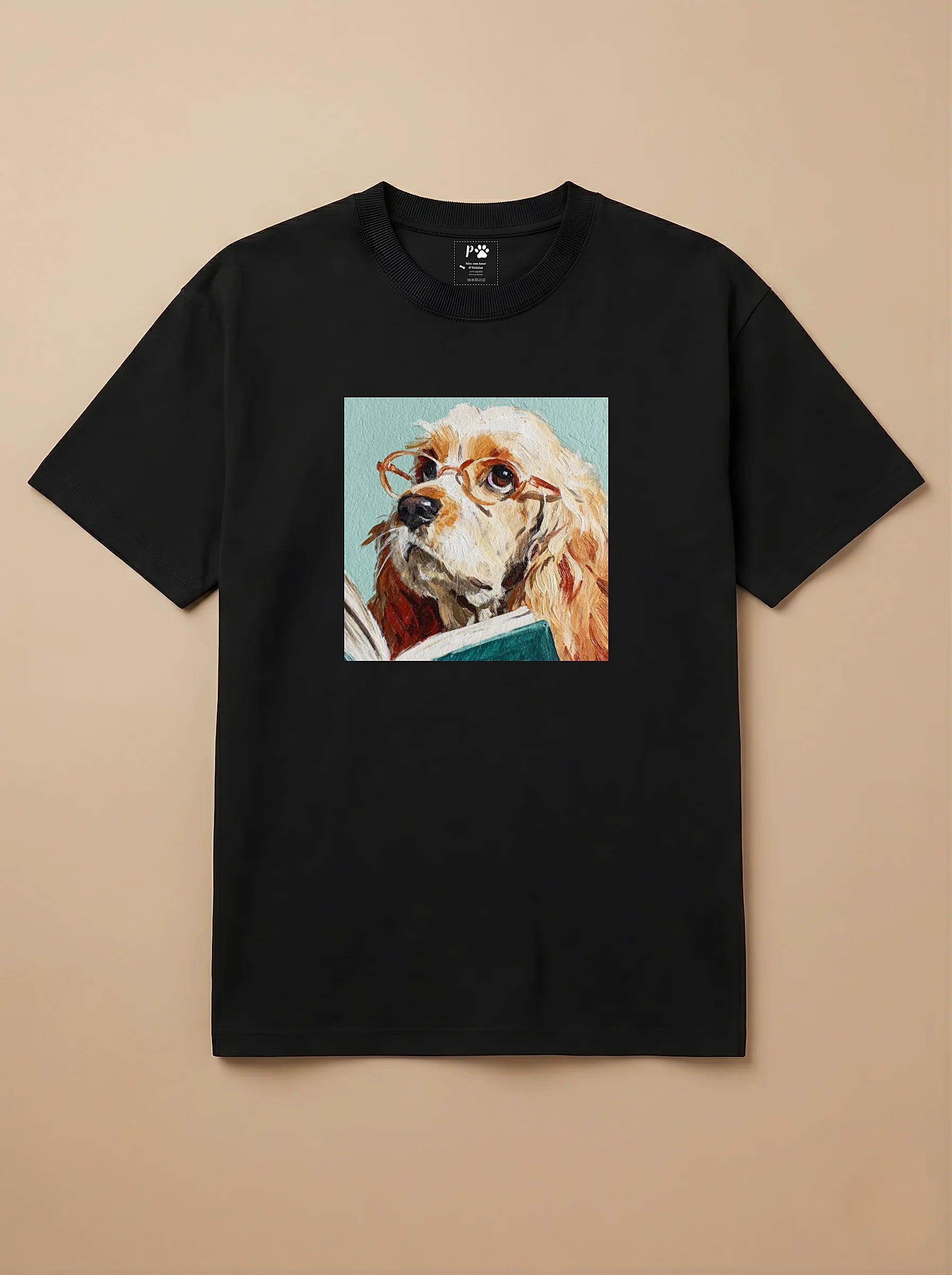 Camisa Leitura dos Pets - Cocker Spaniel