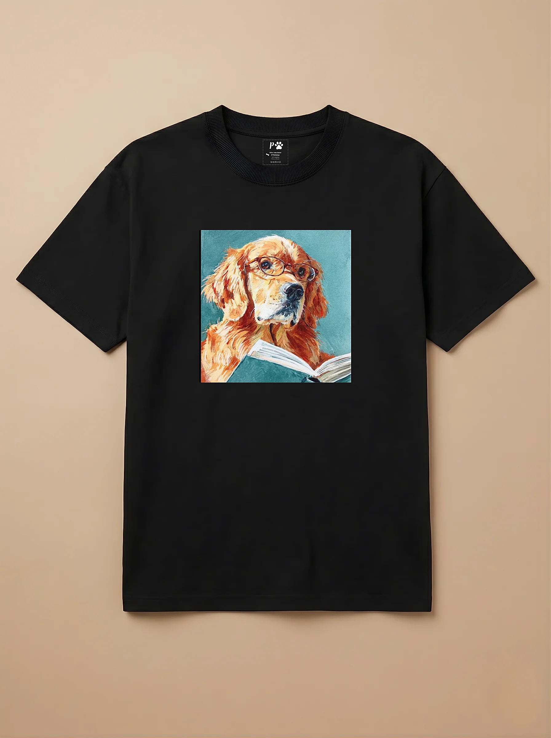 Camisa Leitura dos Pets - Golden