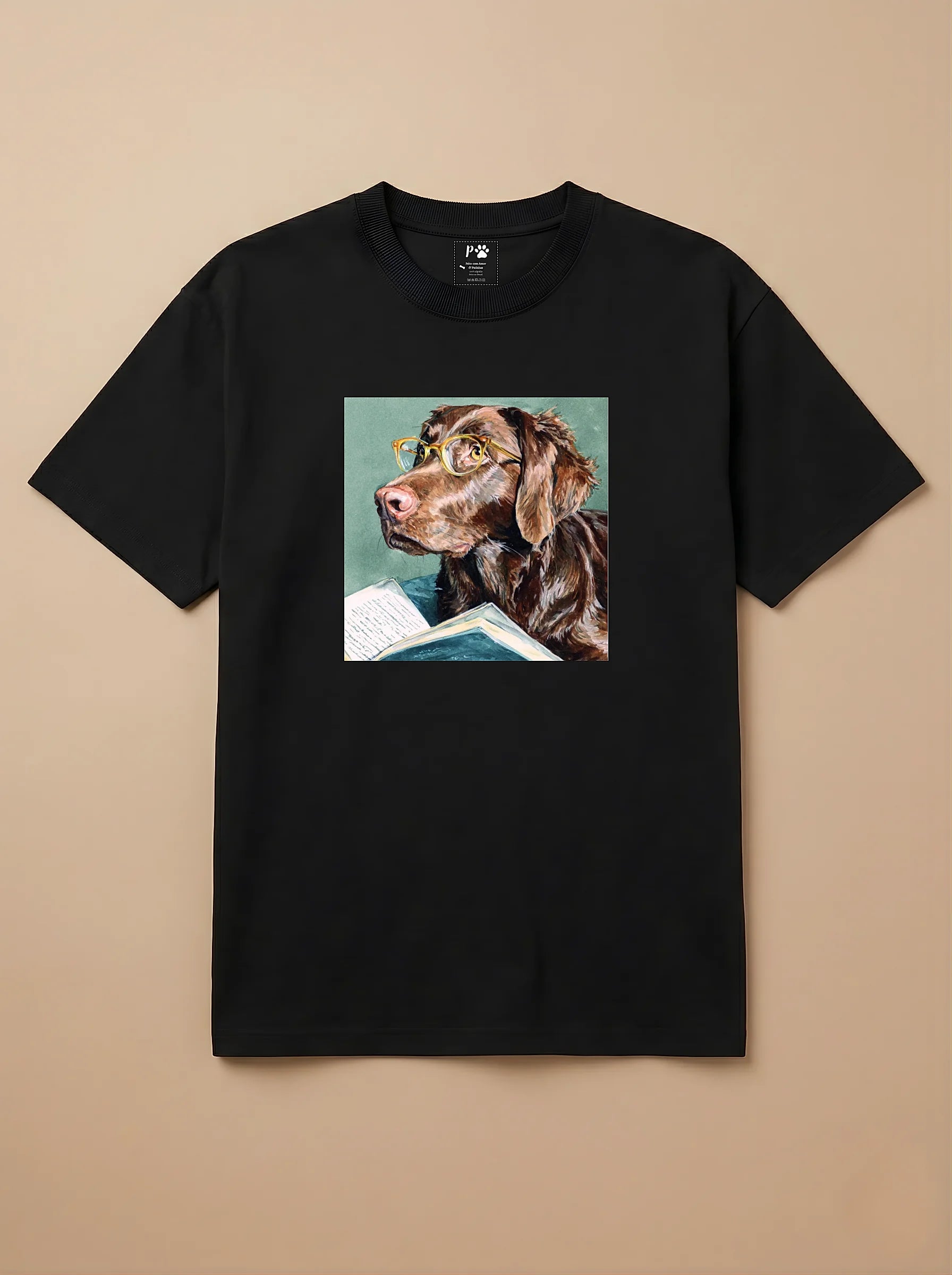 Camisa Leitura dos Pets - Labrador