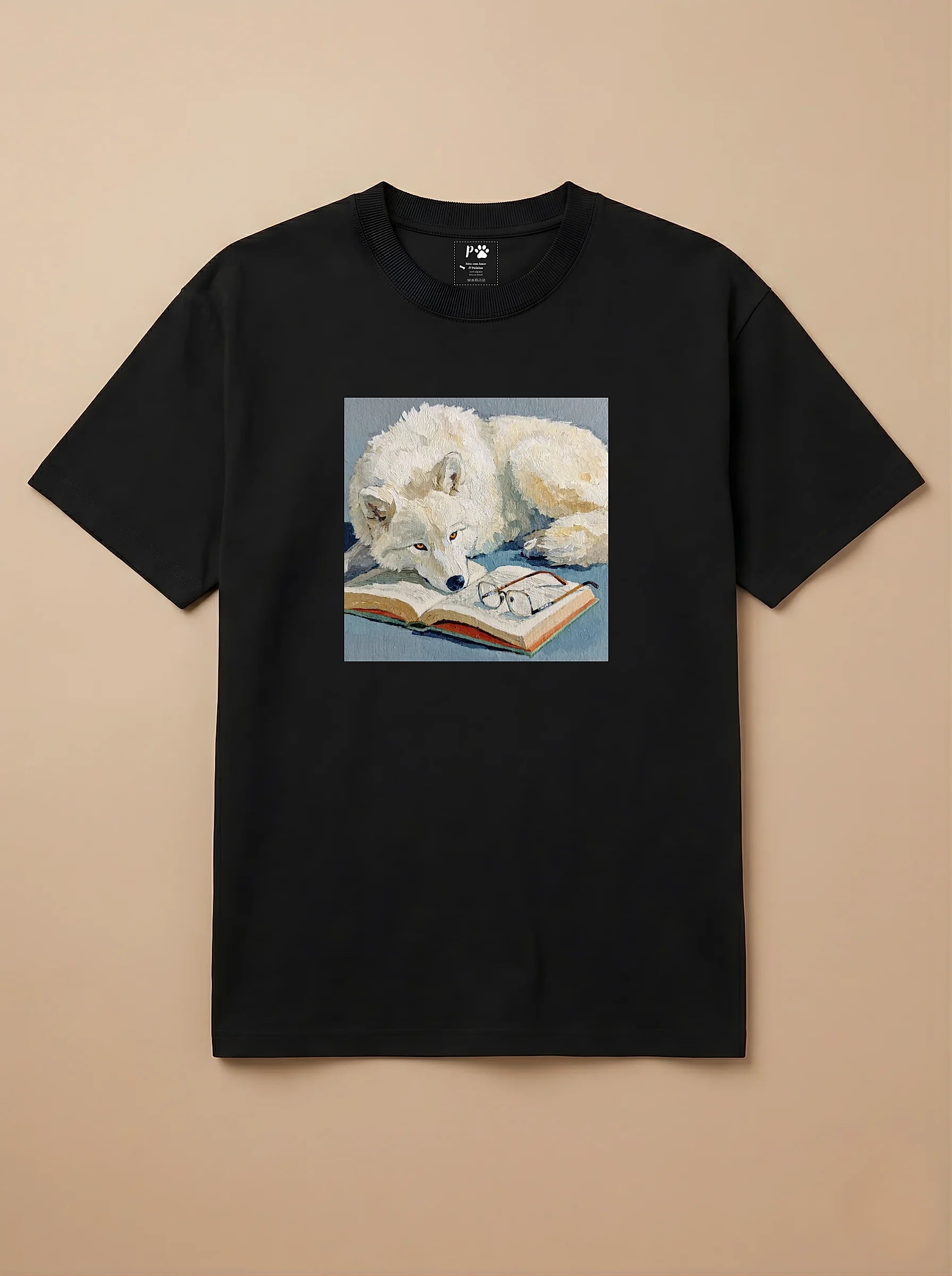 Camisa Leitura dos Pets - Lobo