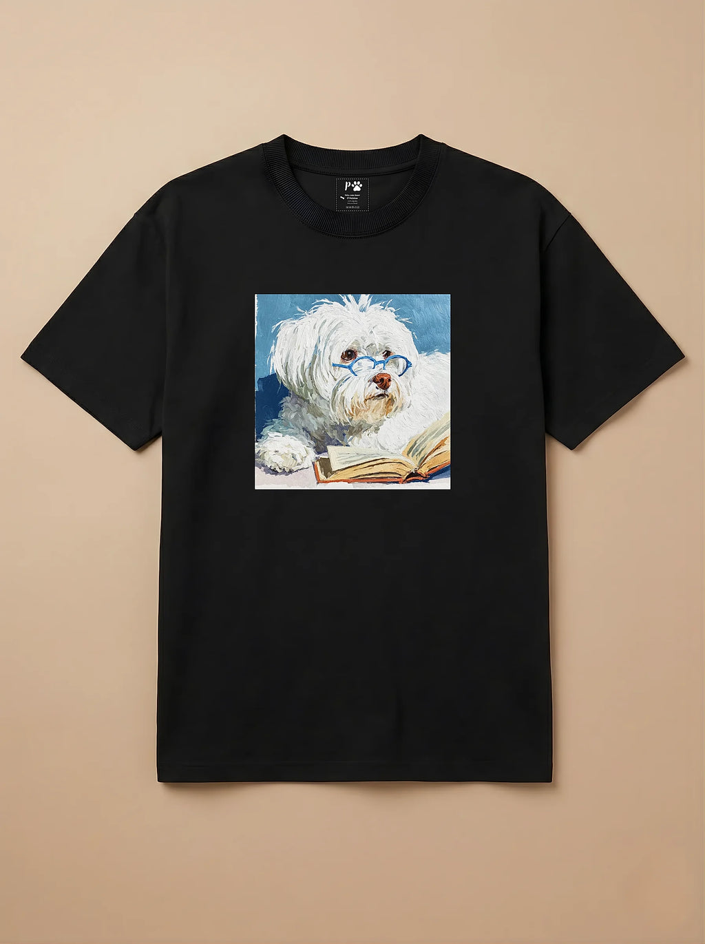 Camisa Leitura dos Pets - Maltês