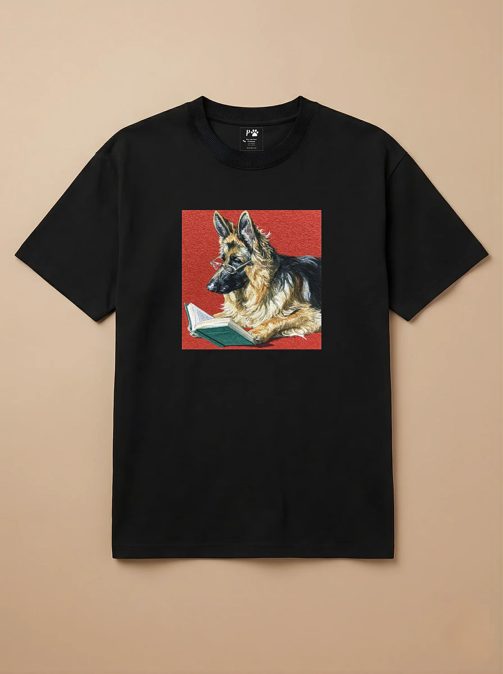 Camisa Leitura dos Pets - Pastor Alemão