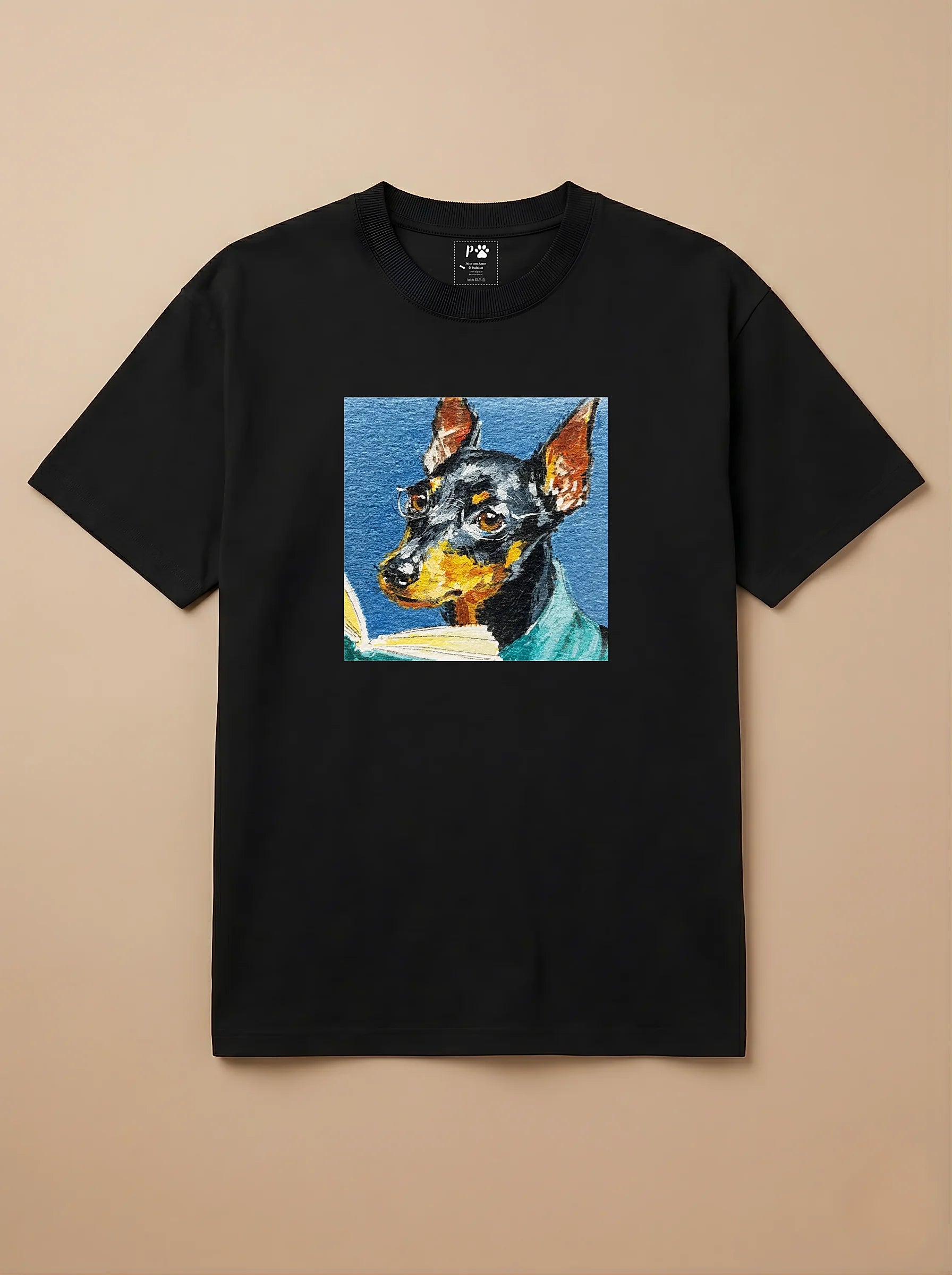 Camisa Leitura dos Pets - Pinscher