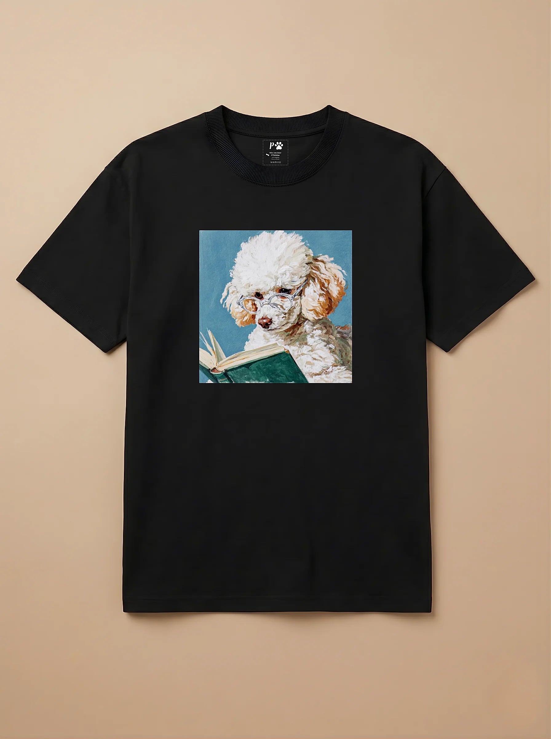 Camisa Leitura dos Pets - Poodle