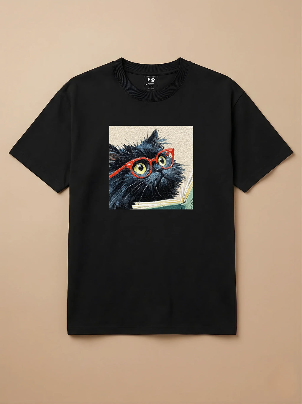 Camisa Leitura dos Pets - Gato Preto