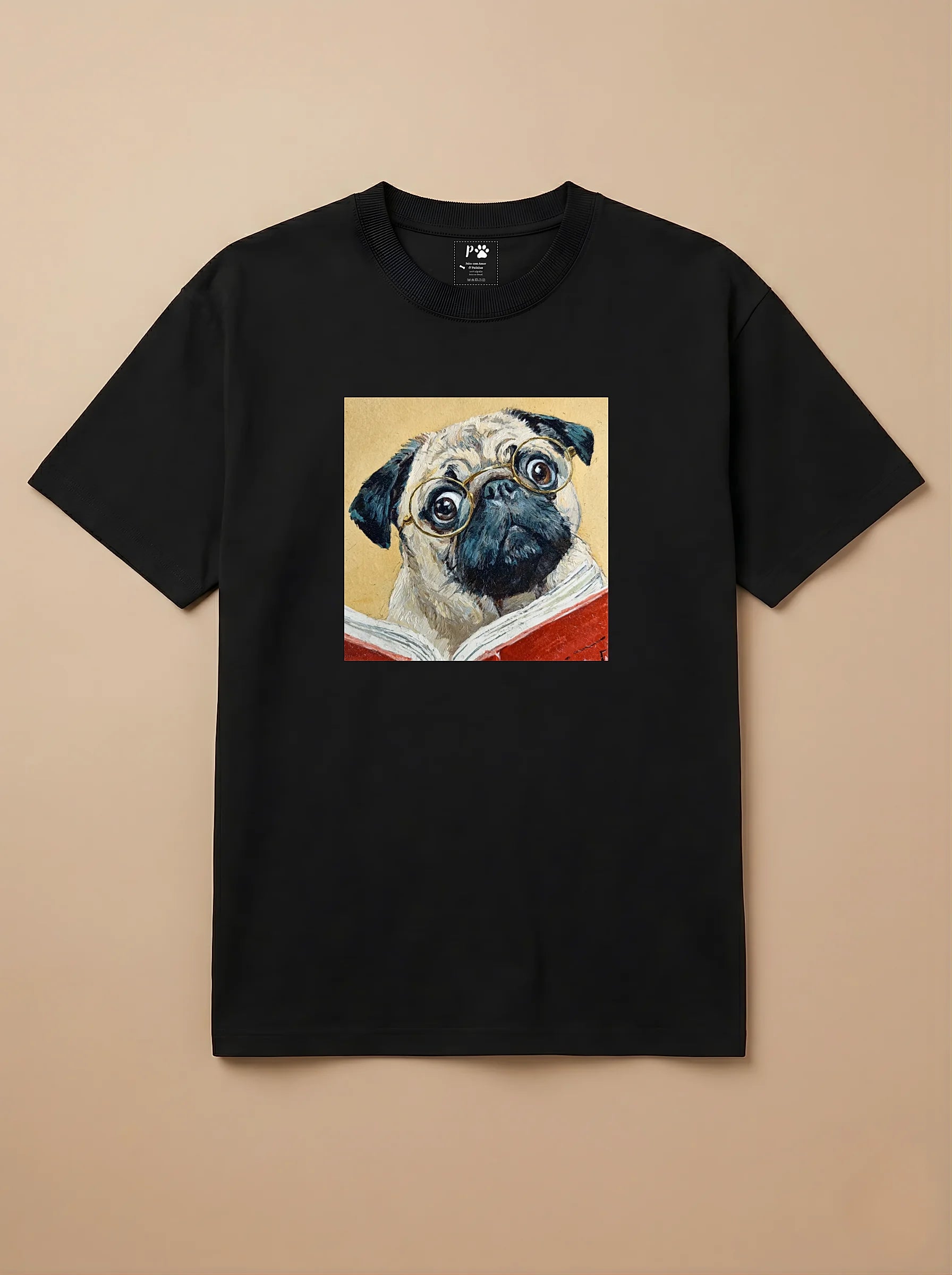 Camisa Leitura dos Pets - Pug