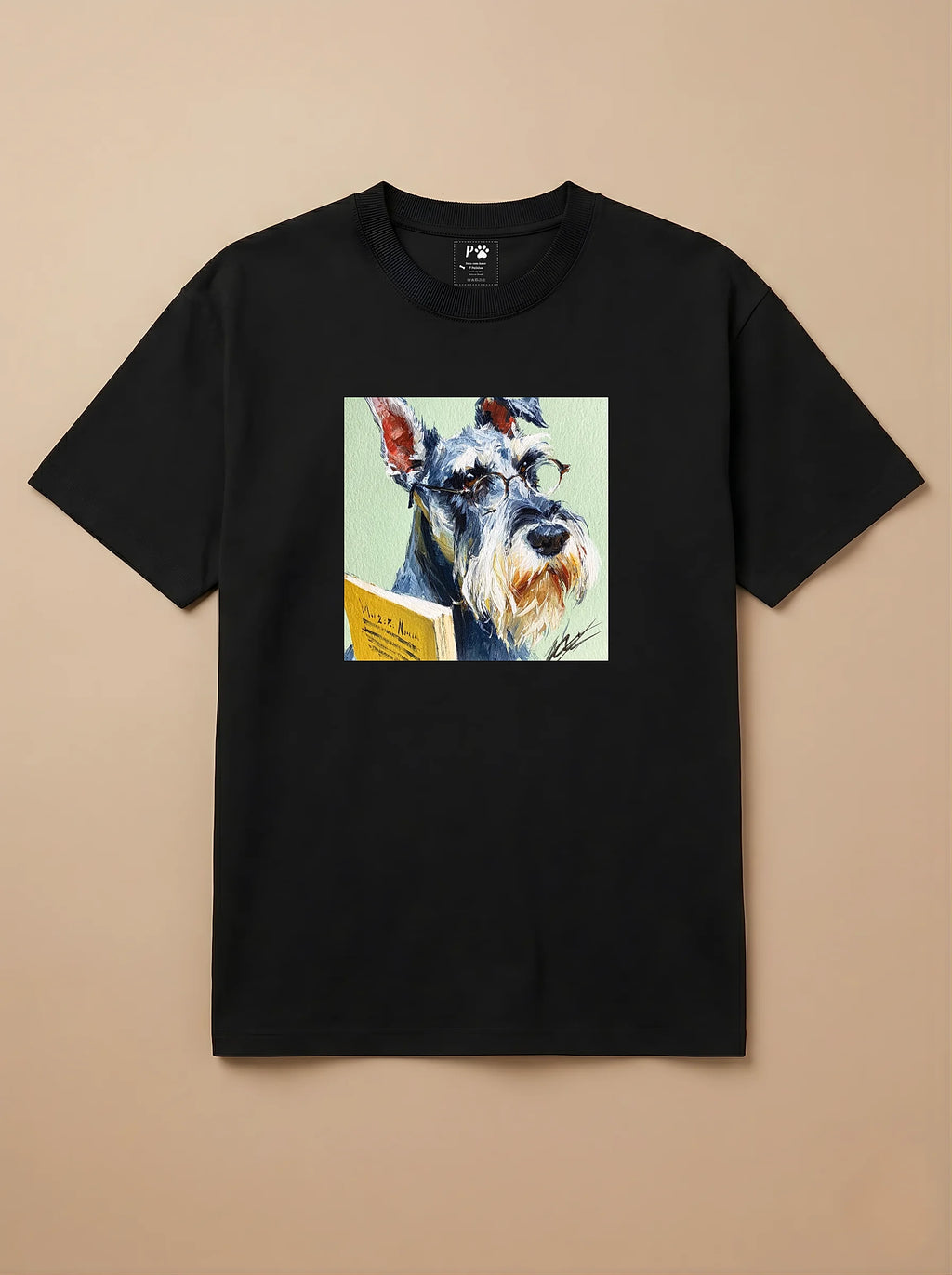 Camisa Leitura dos Pets - Schnauzer