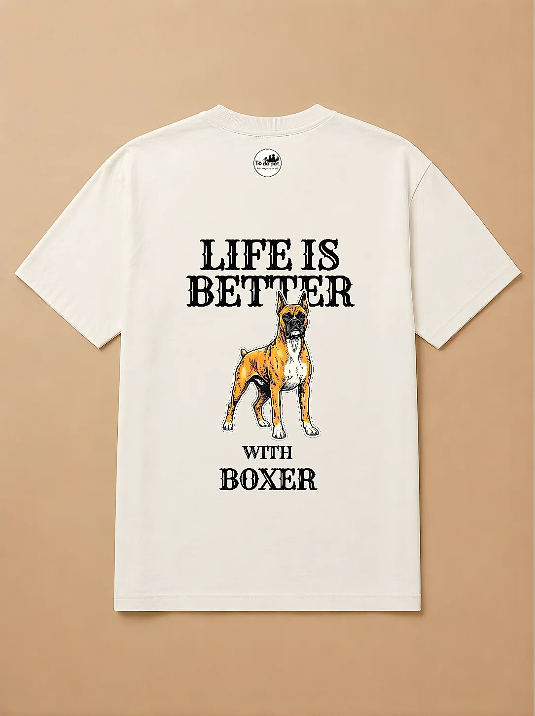 Camisa Oversized Life is Better With... - Boxer