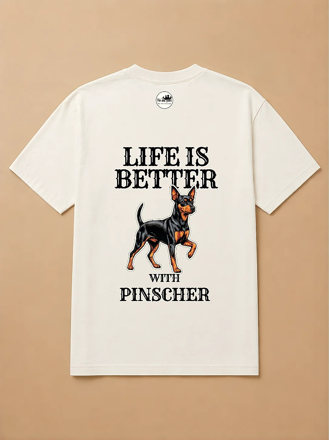 Camisa Oversized Life is Better With... - Pinscher