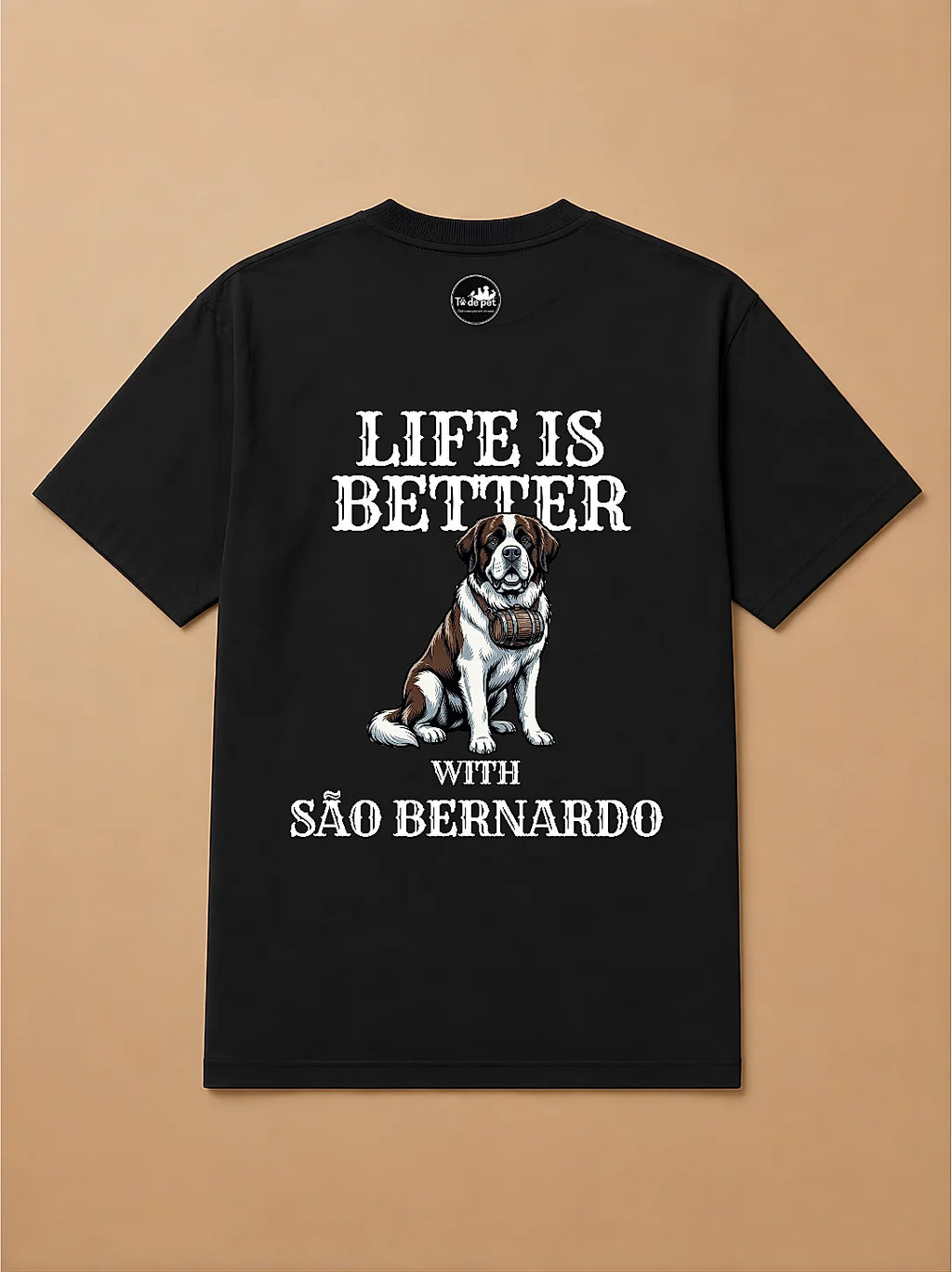 Camisa Oversized Life is Better With... - São Bernardo