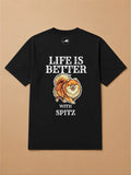 Camisa Oversized Life is Better With... - Spitz