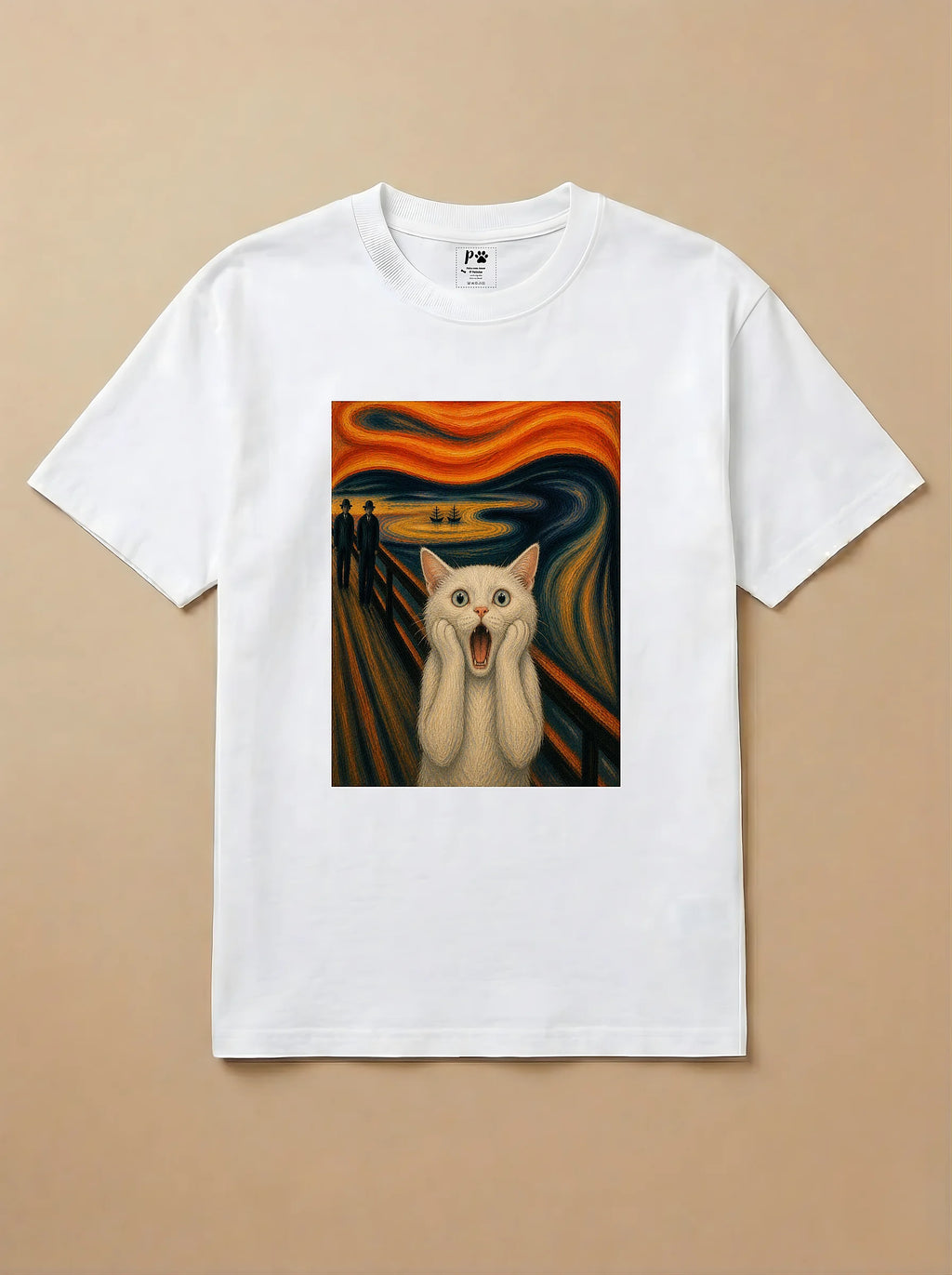 Camisa O Grito - Gato Branco