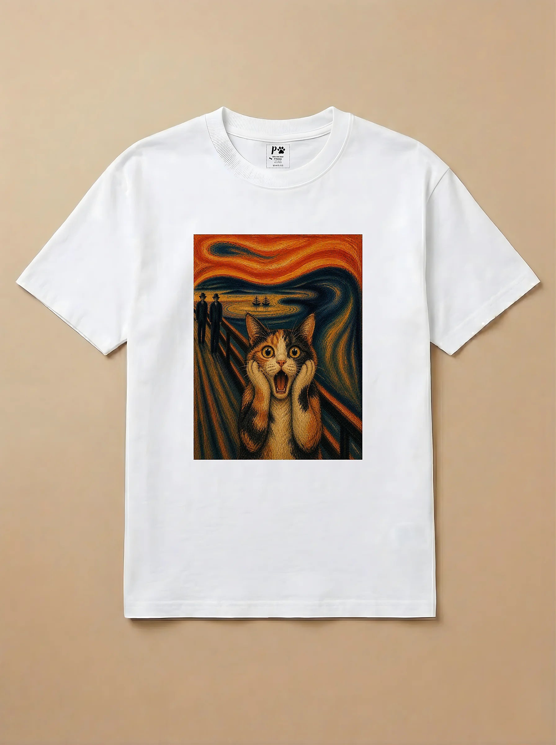 Camisa O Grito - Gato Tricolor