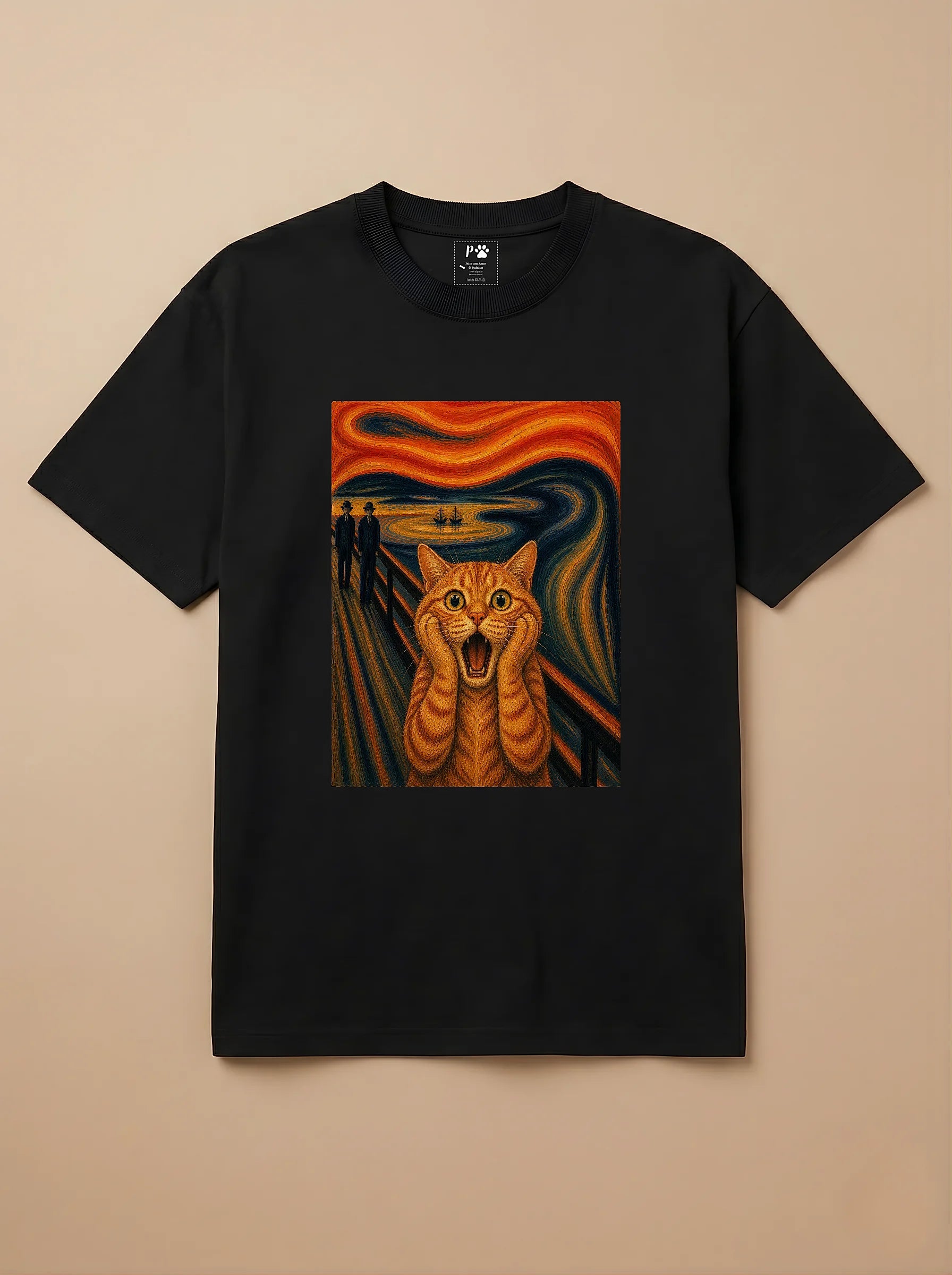 Camisa O Grito - Gato Laranja
