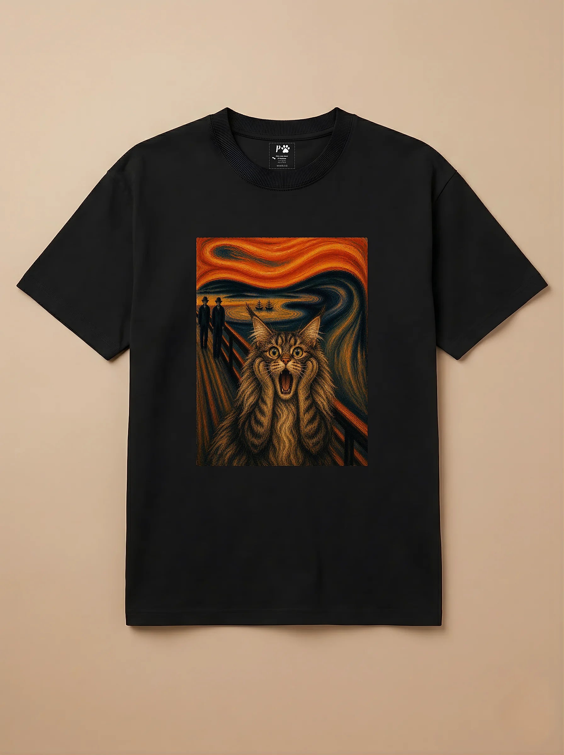 Camisa O Grito - Maine Coon