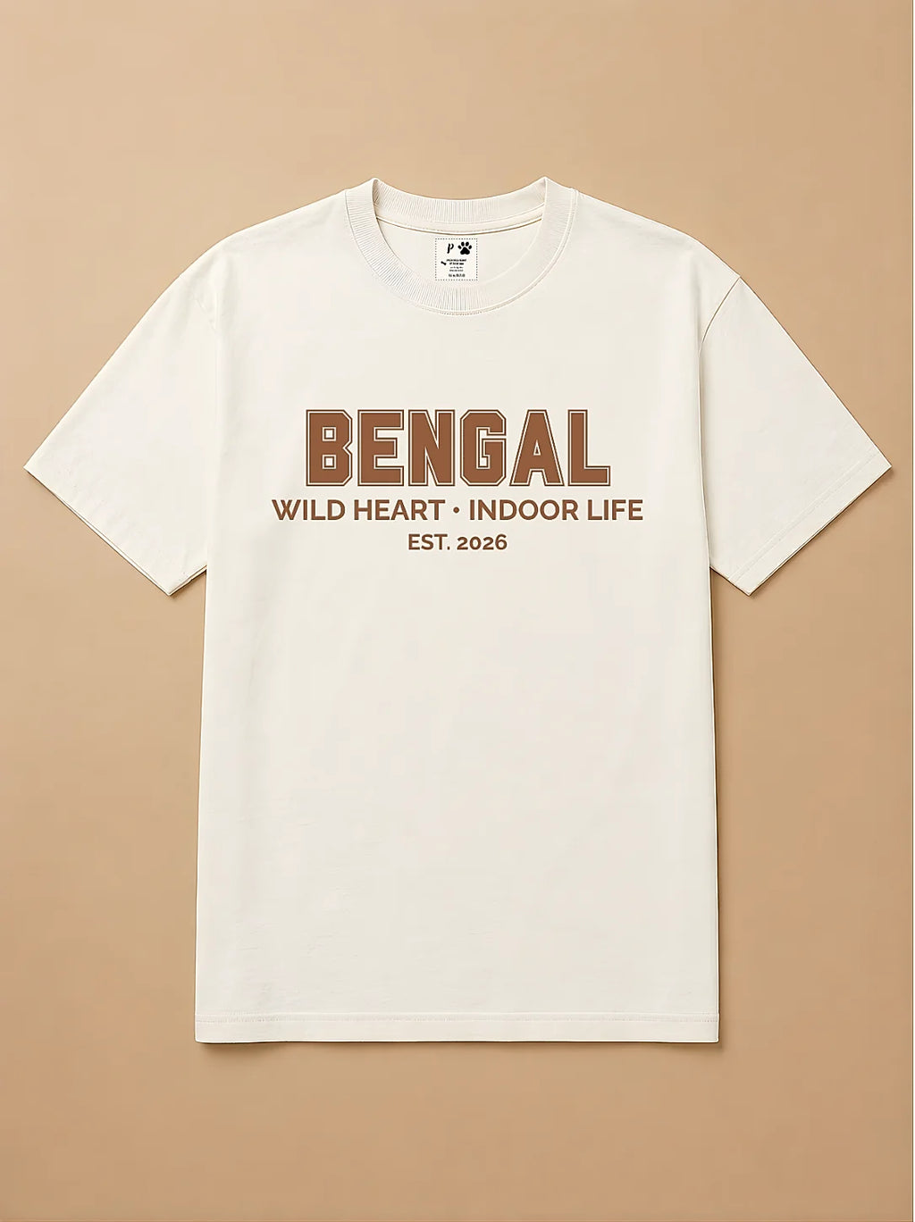 Camisa Oversized College - Gato de Bengala