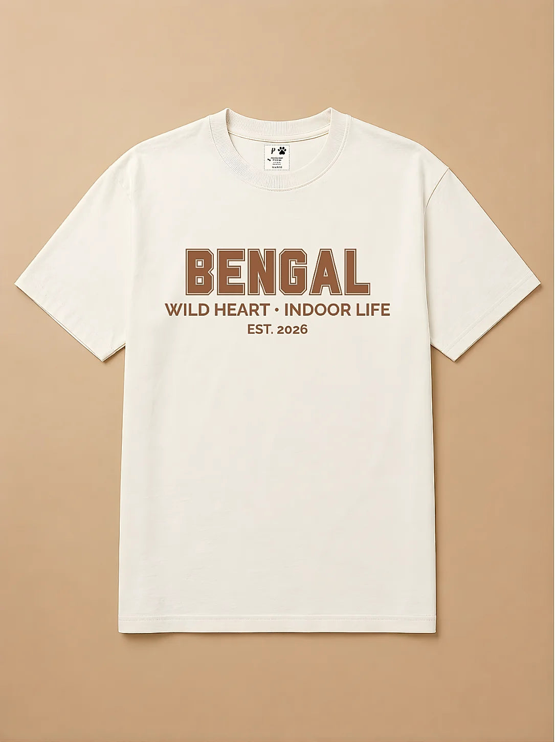 Camisa Oversized College - Gato de Bengala