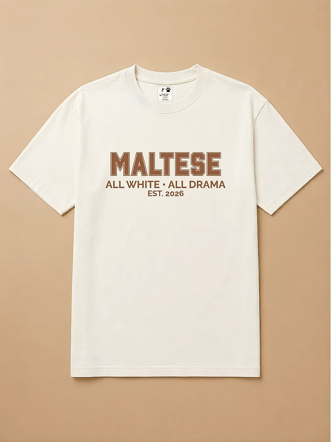 Camisa Oversized College - Maltês