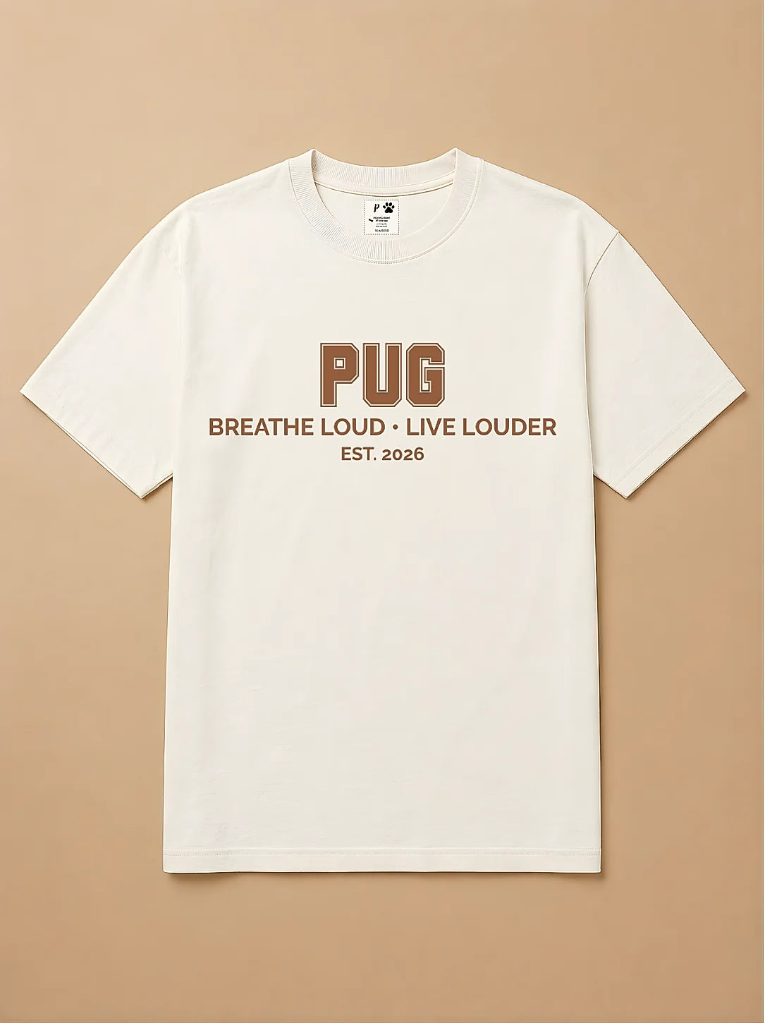 Camisa Oversized College - Pug