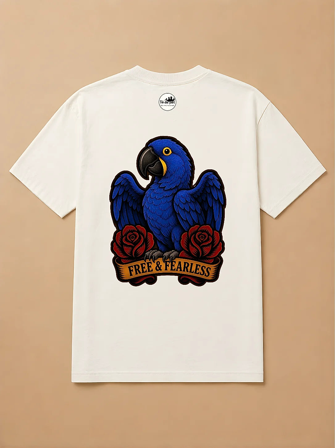 Camisa Oversized Old School - Arara Azul