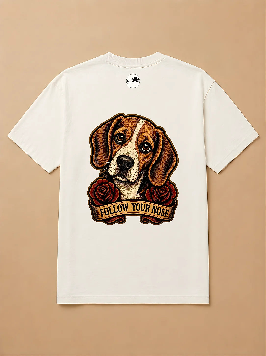 Camisa Oversized Old School - Beagle