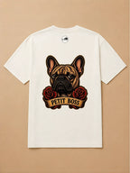 Camisa Oversized Old School - Bulldog Francês