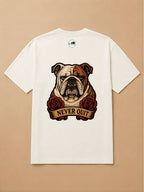 Camisa Oversized Old School - Bulldog Inglês