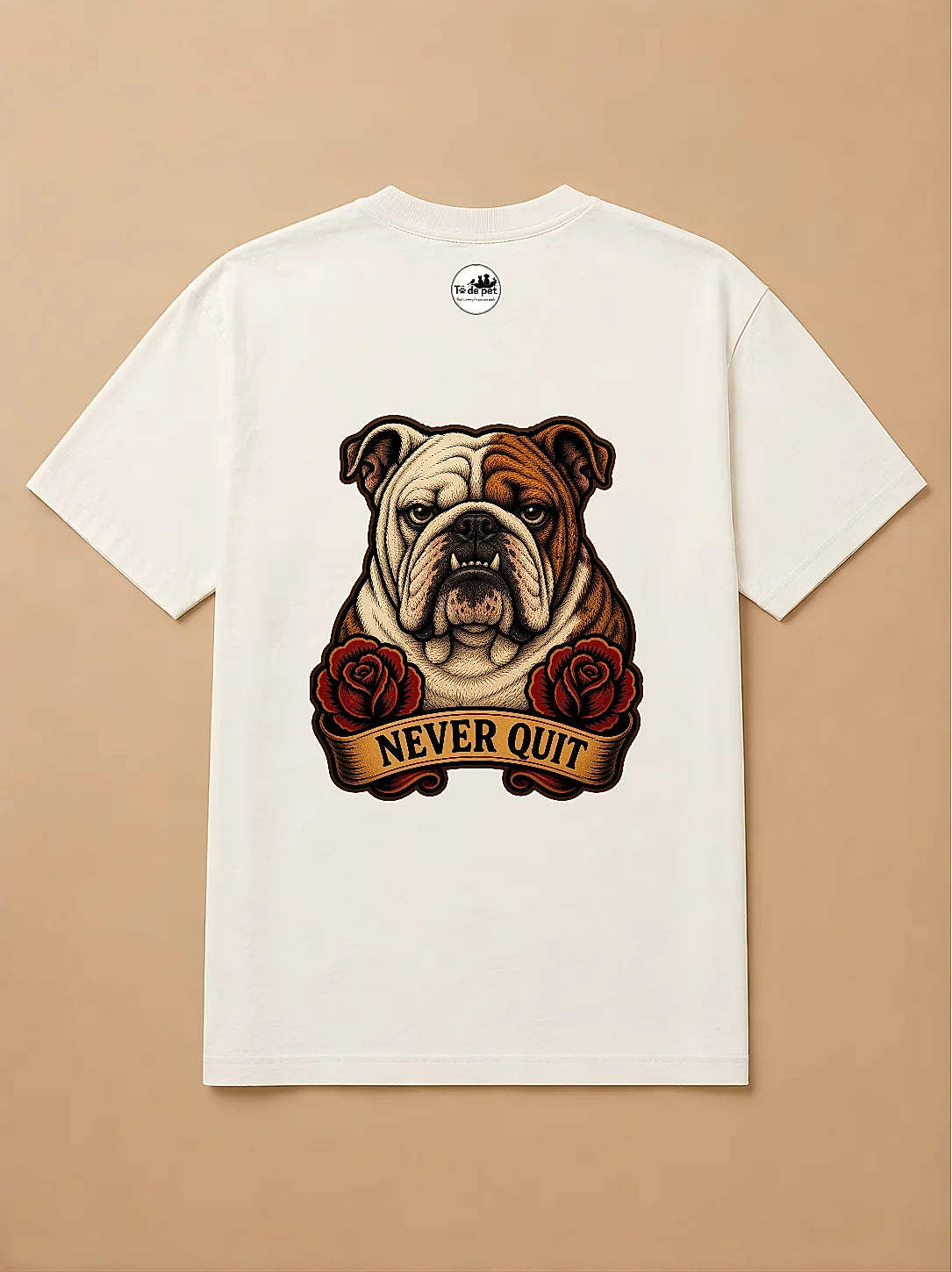 Camisa Oversized Old School - Bulldog Inglês