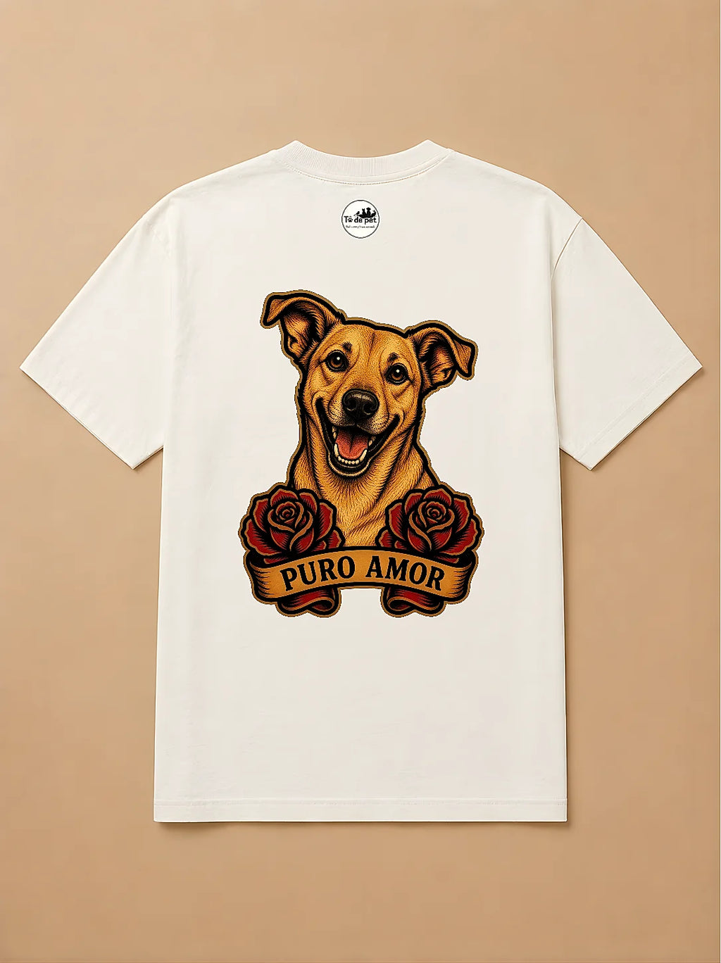 Camisa Oversized Old School - Caramelo