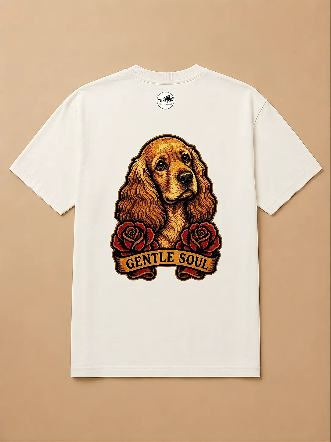 Camisa Oversized Old School - Cocker Spaniel