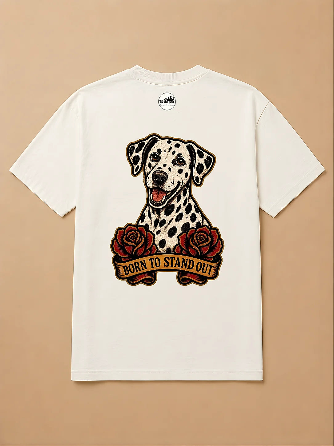 Camisa Oversized Old School - Dalmata