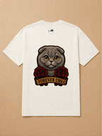 Camisa Oversized Old School - Gato Escocês