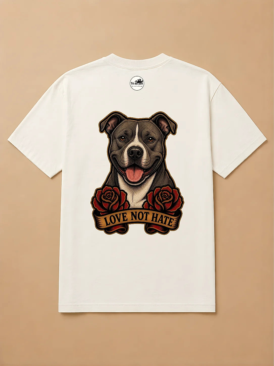 Camisa Oversized Old School - Pitbull