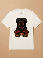 Camisa Oversized Old School - Rottweiler