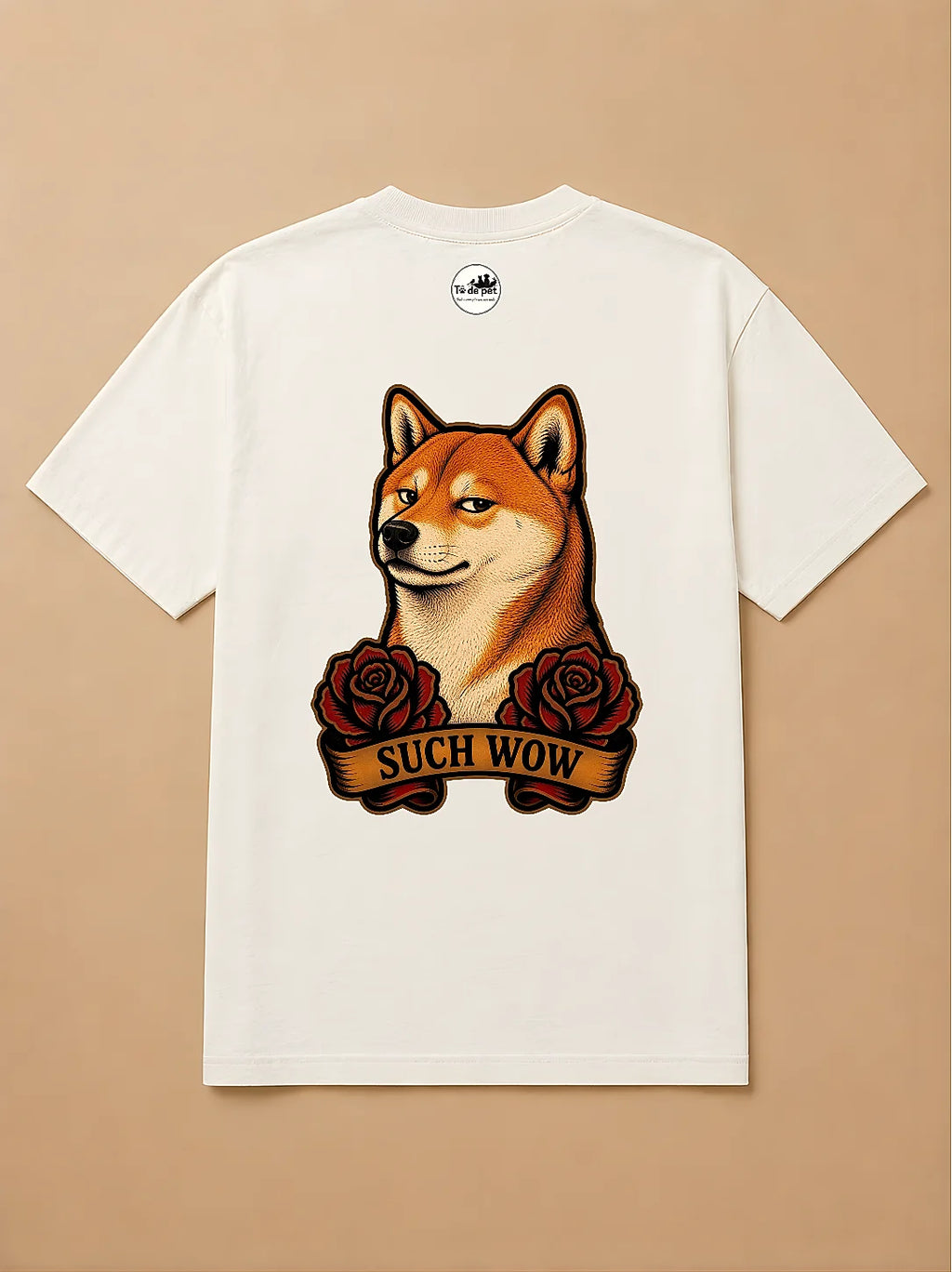 Camisa Oversized Old School - Shiba Inu