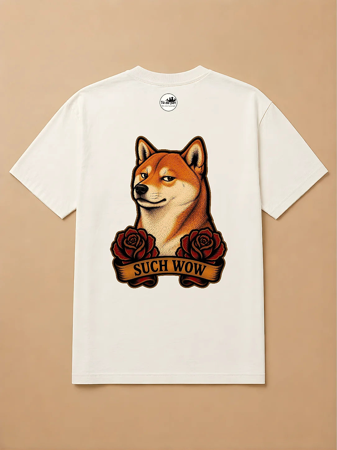 Camisa Oversized Old School - Shiba Inu