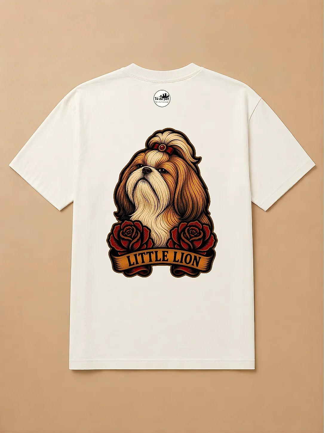 Camisa Oversized Old School - Shih Tzu