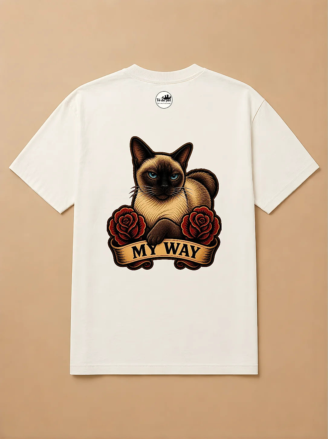 Camisa Oversized Old School - Siamês