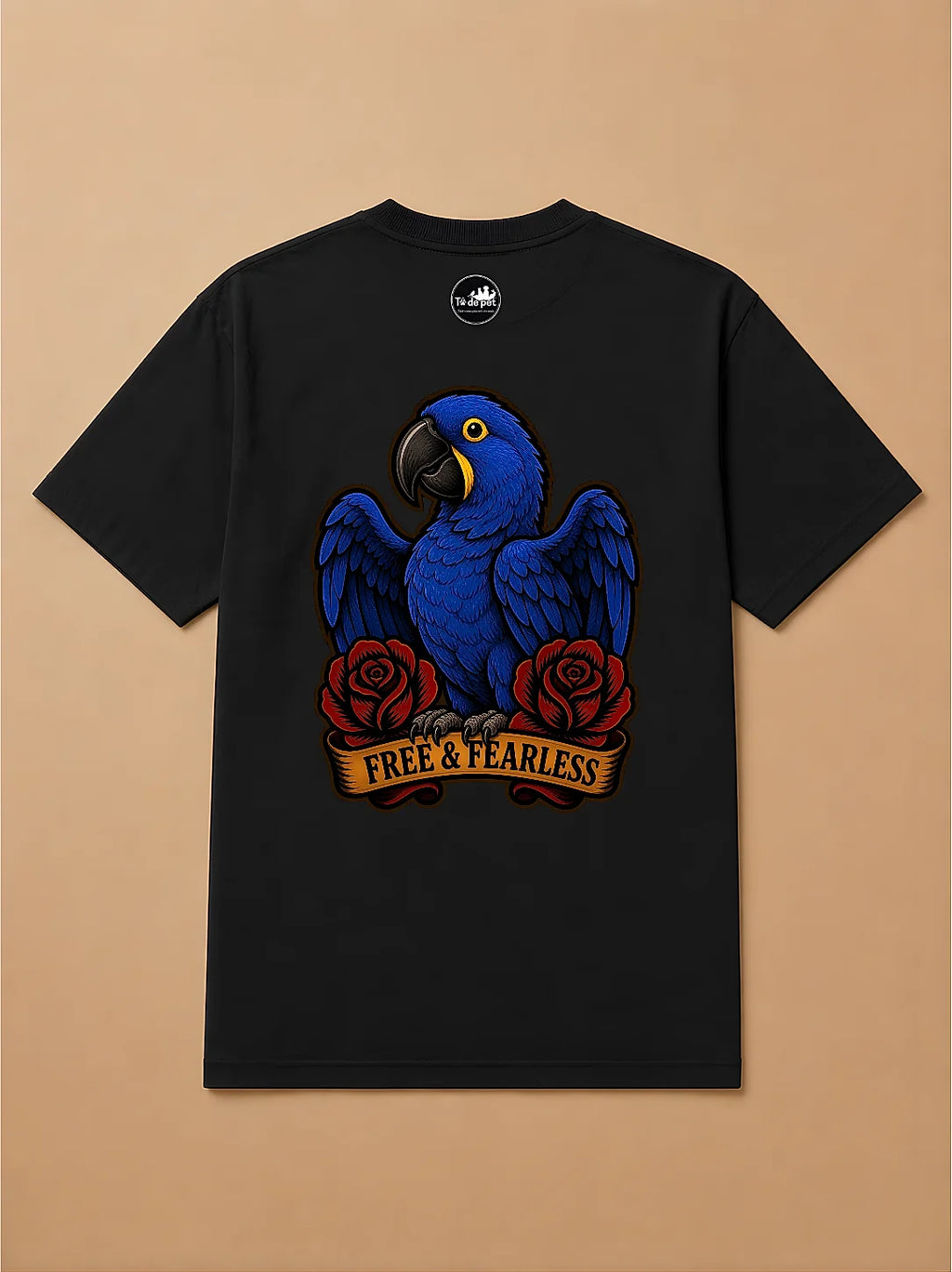Camisa Oversized Old School - Arara Azul