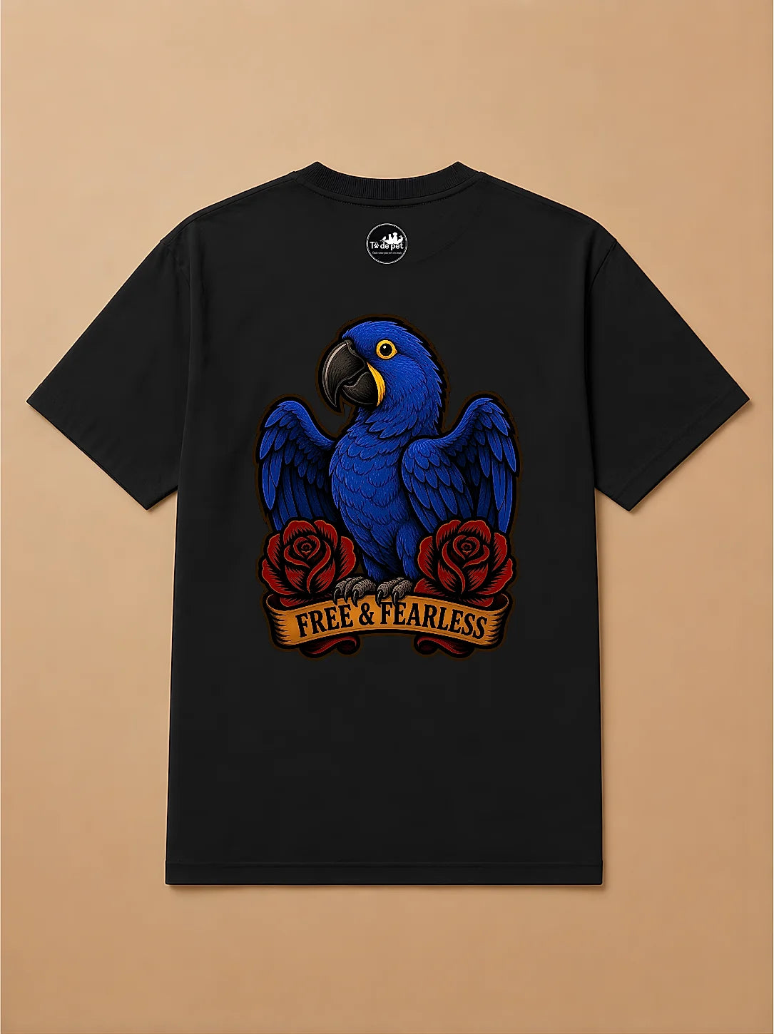 Camisa Oversized Old School - Arara Azul