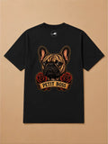 Camisa Oversized Old School - Bulldog Francês