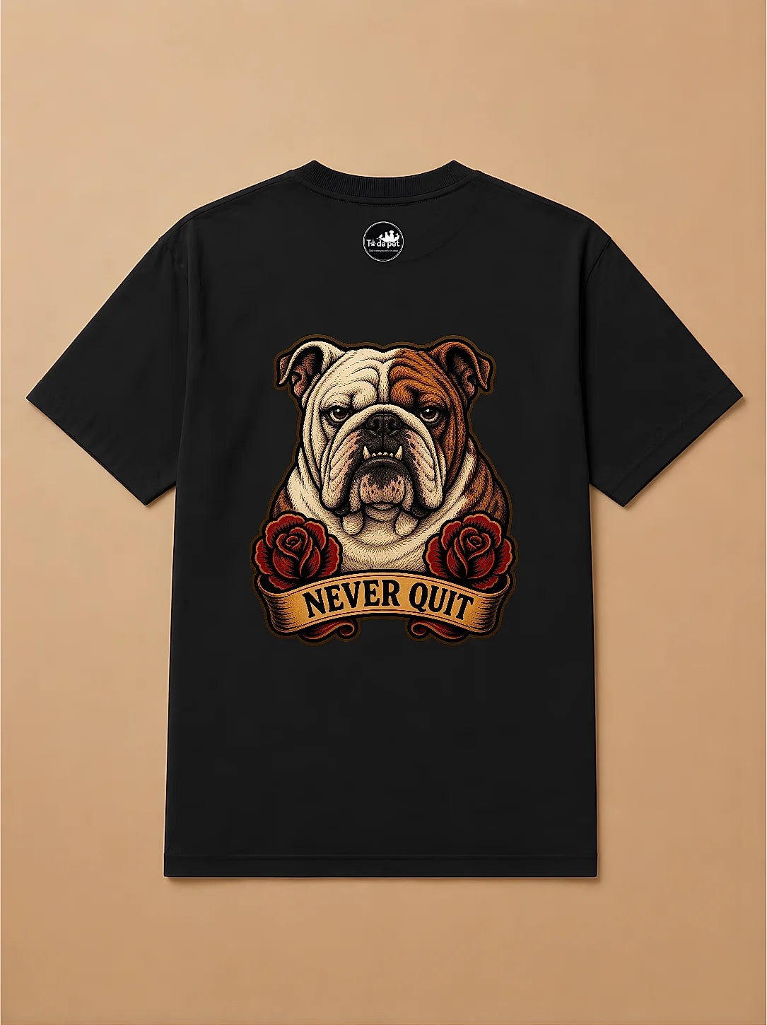 Camisa Oversized Old School - Bulldog Inglês